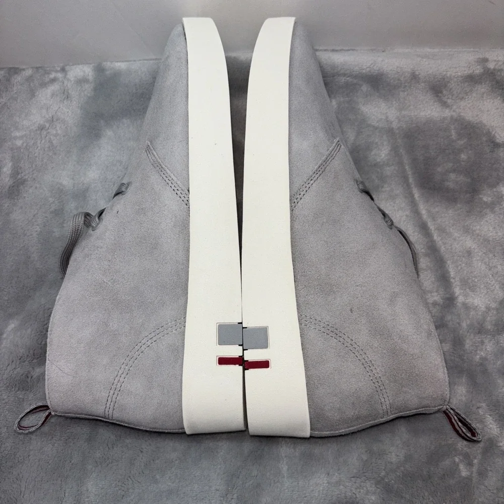 Ben Sherman Thames Chukka Boots Mens 9.5 Grey New Suede Mid Top BSMTHAMS-0985
